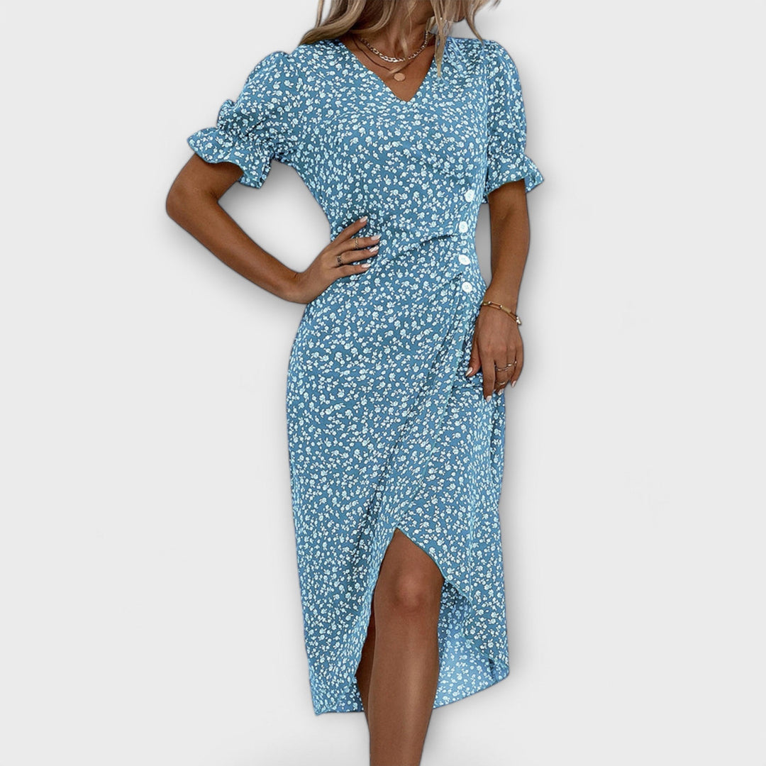 Βερολίνο - Κομψό Γυναικείο Φλοράλ Φόρεμα