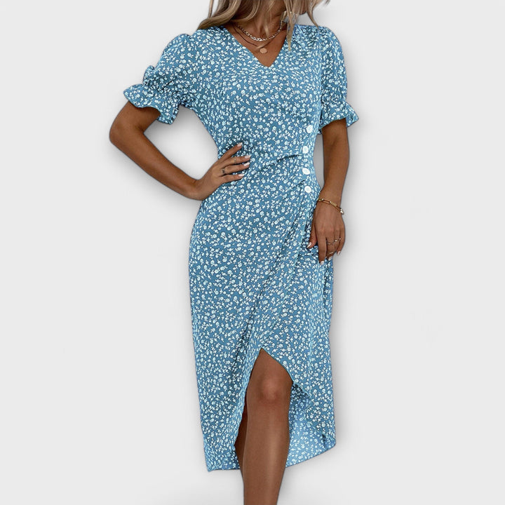 Βερολίνο - Κομψό Γυναικείο Φλοράλ Φόρεμα