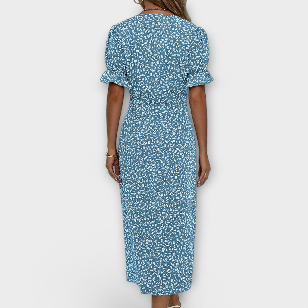 Βερολίνο - Κομψό Γυναικείο Φλοράλ Φόρεμα