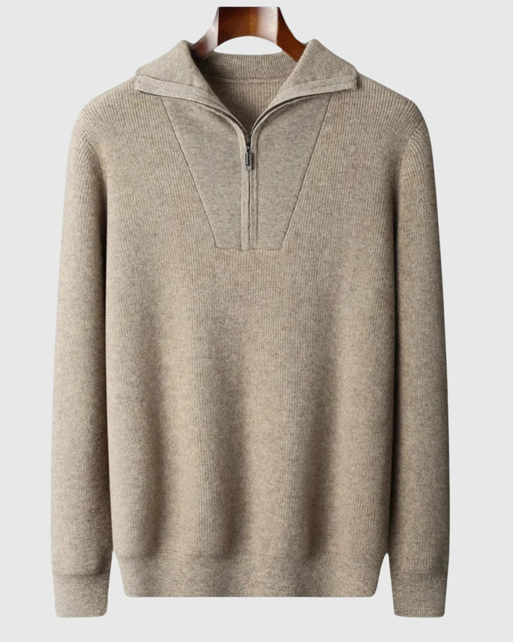 Λιμπούσε - Πορτοφόλιο με πόλο από κασμίρ με μισό φερμουάρ