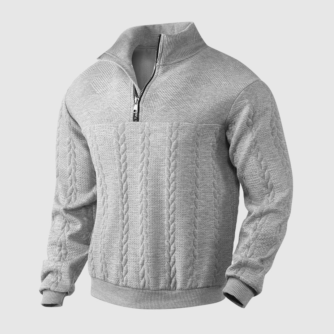 Λιμπουσέ – Πρέμιουμ πουλόβερ με φερμουάρ στο τέταρτο