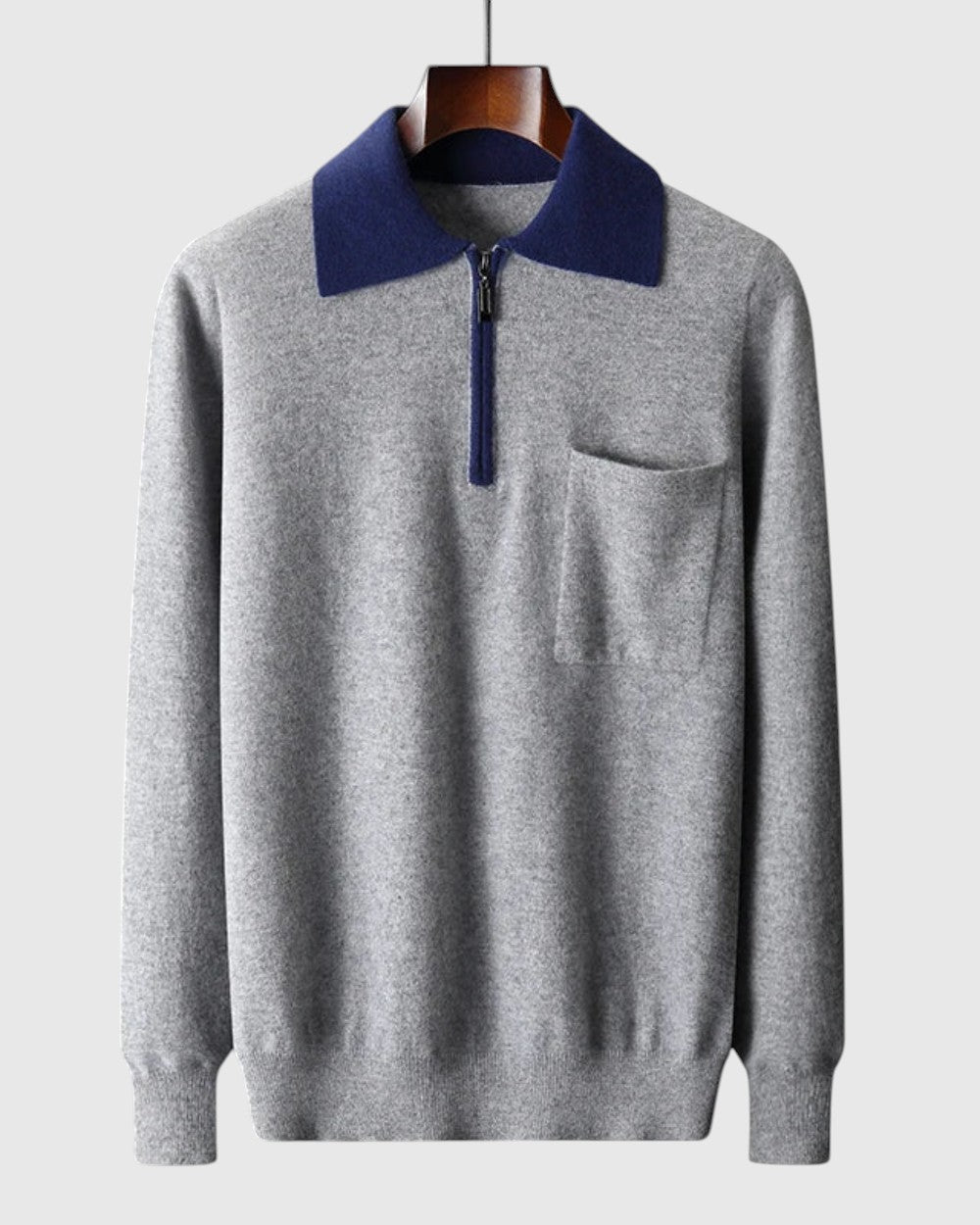 Λιμπουσέ - Πόλο Καστέλλε με φερμουάρ από κασμίρ