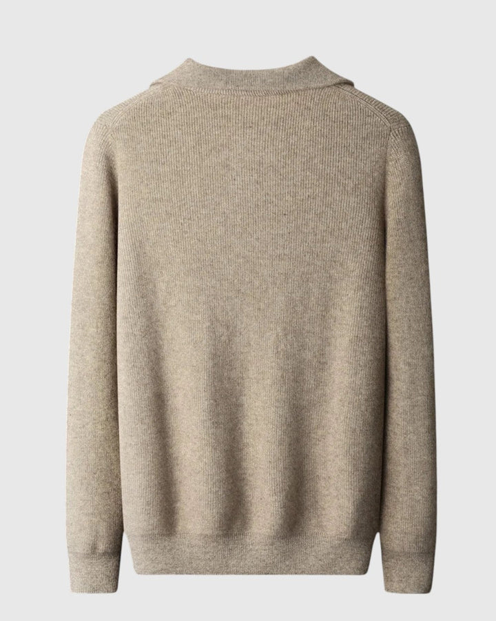 Λιμπούσε - Πορτοφόλιο με πόλο από κασμίρ με μισό φερμουάρ