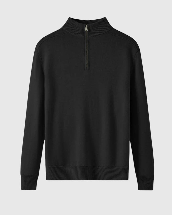 Λιμπουσέ - Πουλόβερ με φερμουάρ από μαλλί μερινός Καπρί