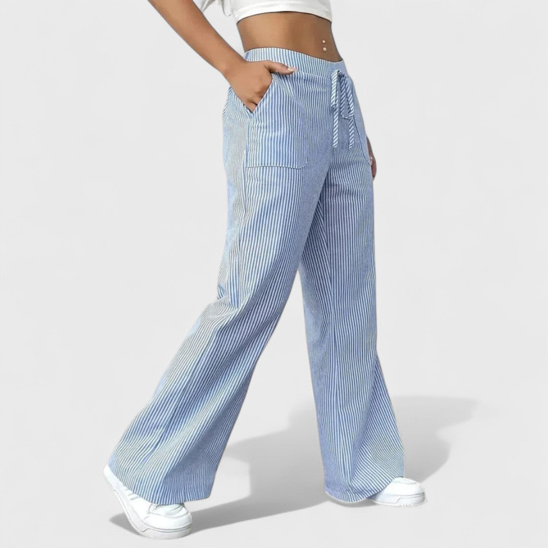 Ντομινίκ - Άνετα Φαρδιά Παντελόνια