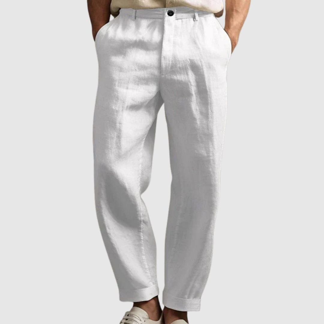 Λιβούσε - Καλοκαιρινά παντελόνια από βαμβάκι και λινό