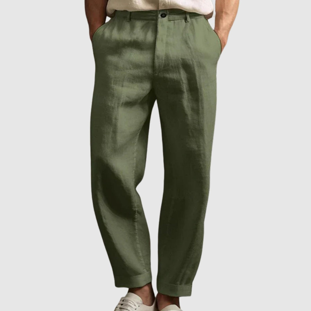 Λιβούσε - Καλοκαιρινά παντελόνια από βαμβάκι και λινό