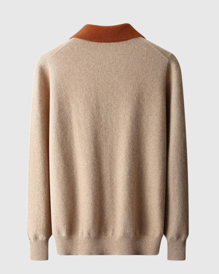 Λιμπουσέ - Πόλο Καστέλλε με φερμουάρ από κασμίρ