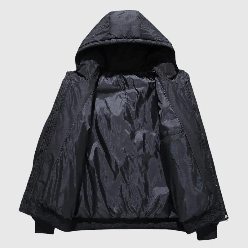 Josef - Φουσκωτό μπουφάν με κουκούλα και ανθεκτική επικάλυψη