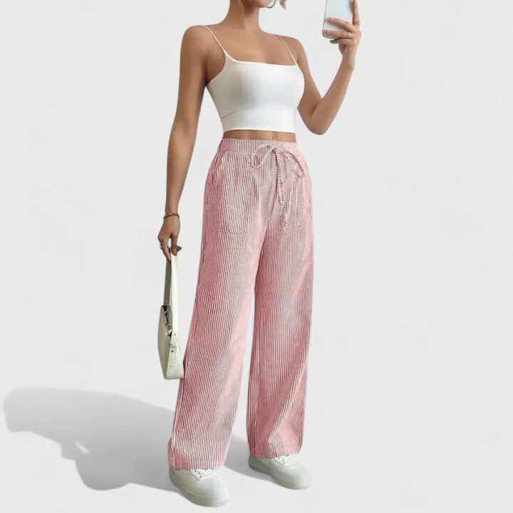 Ντομινίκ - Άνετα Φαρδιά Παντελόνια