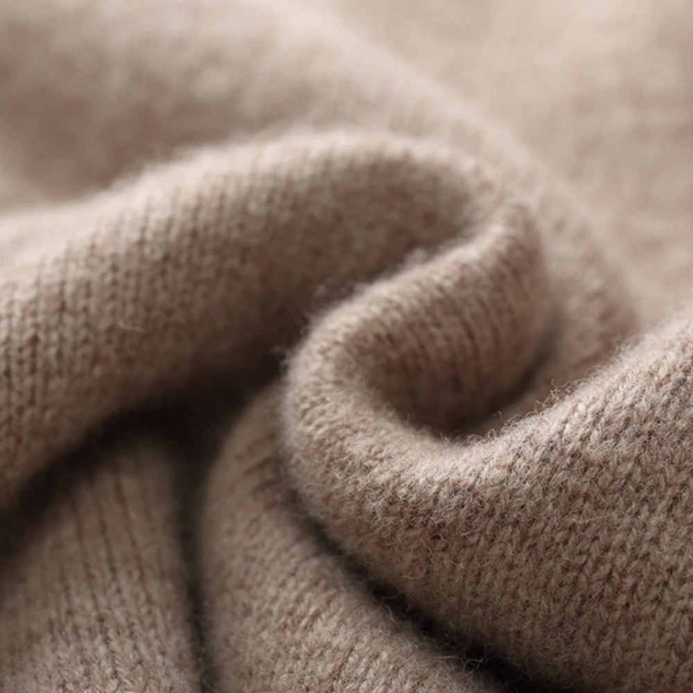 Λιμπουσέ - Πουλόβερ με φερμουάρ Taranto από μαλλί μερινός