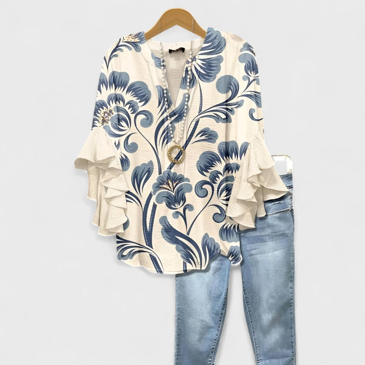 Ελισάβετ - Καλοκαιρινό Καζούαλ Μπλουζάκι