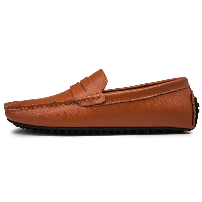 Αναπαυτικά Δερμάτινα Καλοκαιρινά Loafers