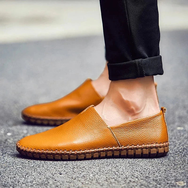 Αναπνεύσιμα Δερμάτινα Loafers