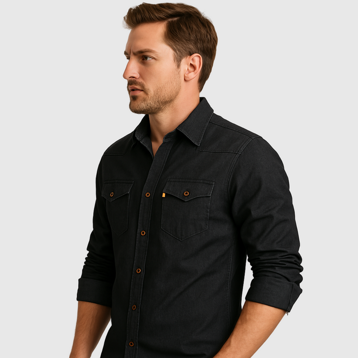 ΤΖΙΜ – Μπλούζα από βαμβακερό τζιν