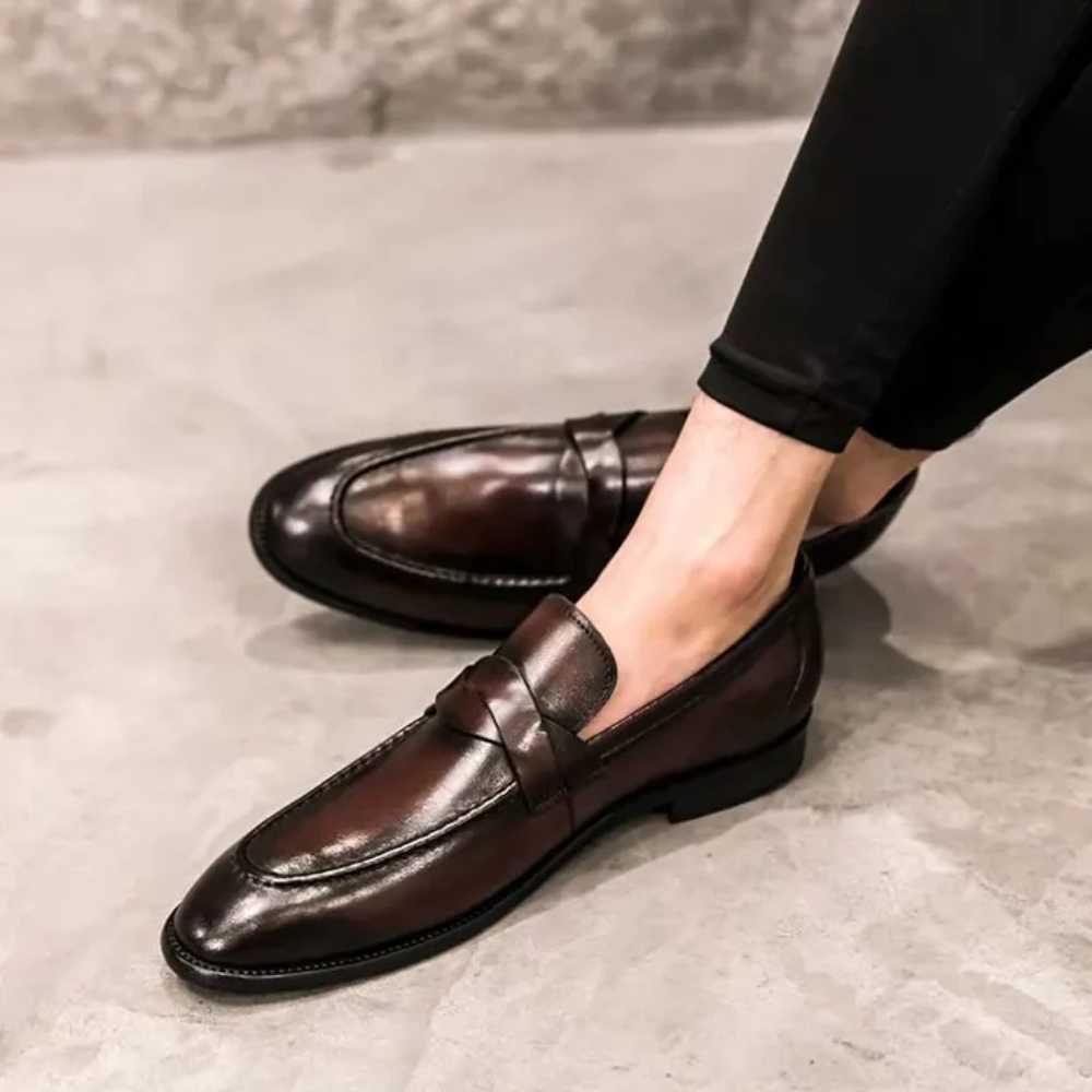 Κομψά Δερμάτινα Loafers