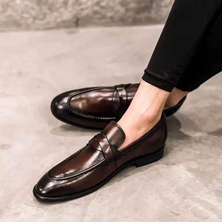 Κομψά Δερμάτινα Loafers
