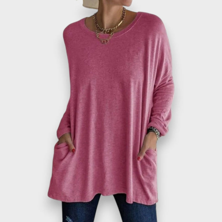 Aelira | Άνετη Μπλούζα Μακρύ Μανίκι