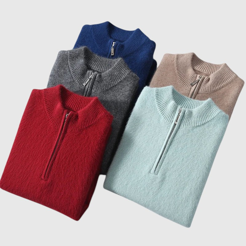 Λιμπουσέ - Καρντιγκάν από κασμίρ Genève με φερμουάρ