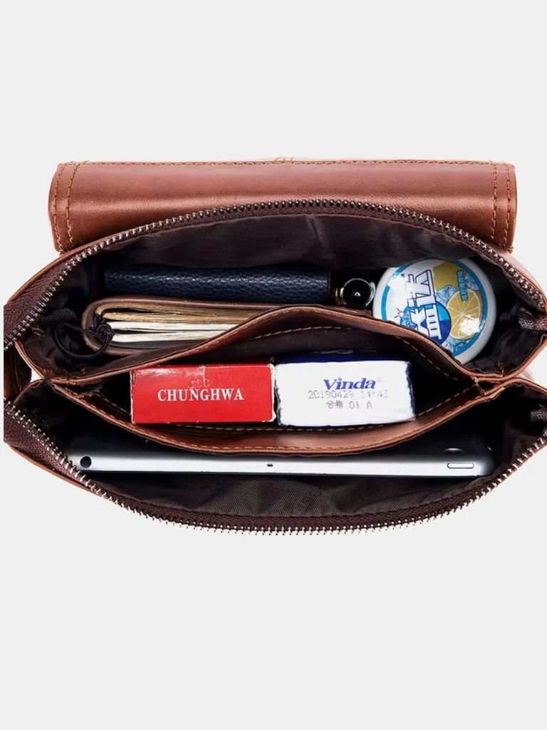 Henrik™ | Vintage Δερμάτινη Τσάντα Ώμου