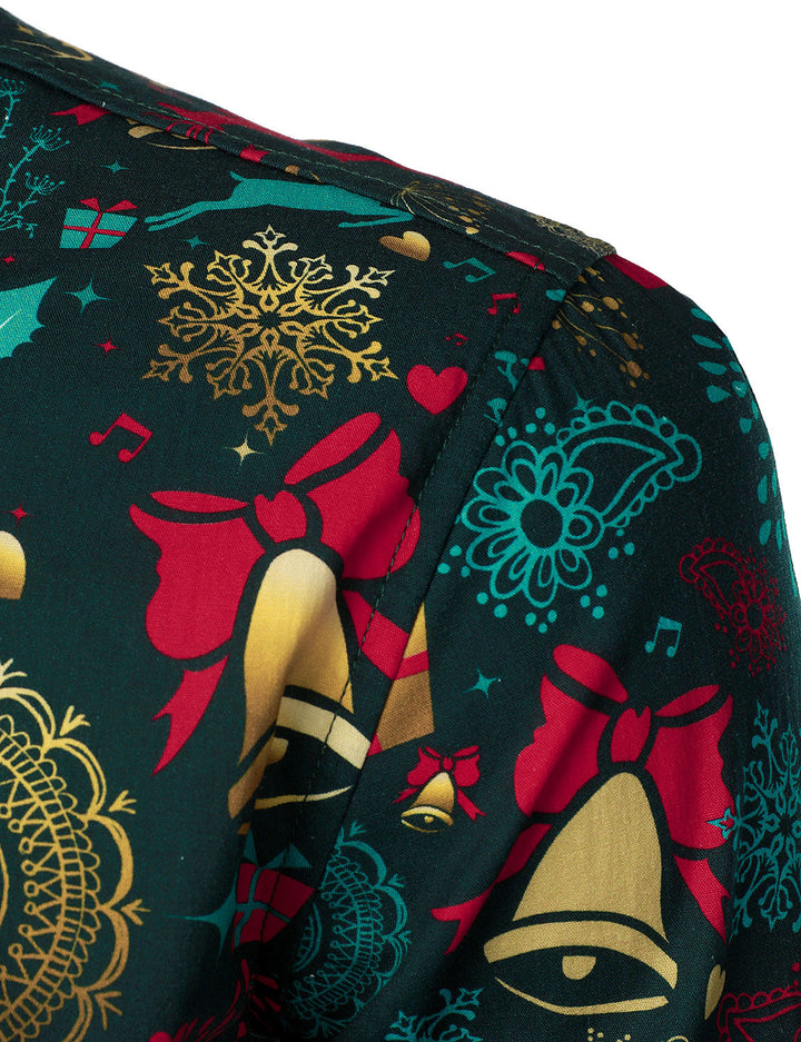 Ημερήσια Χριστουγεννιάτικη Αρκούδα Διακοπών Μπλούζα Μακρυμάνικη