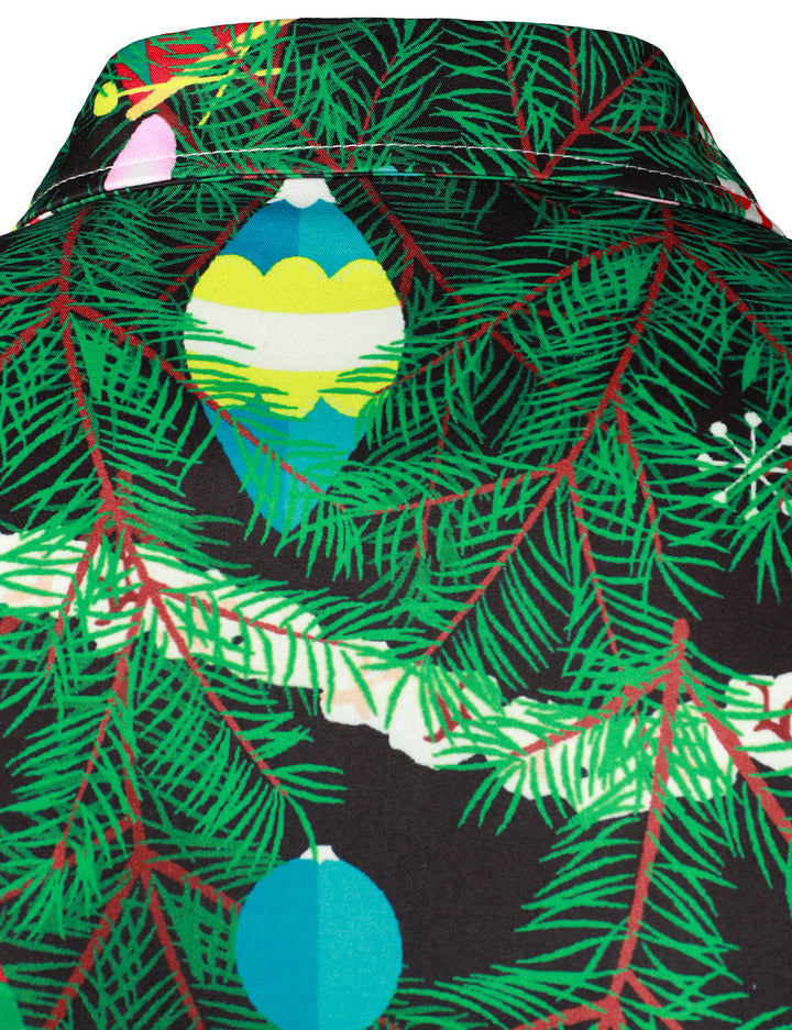 Ανδρικό Χριστουγεννιάτικο Δέντρο Camo Print Κανονική Ταιριάξη Διασκεδαστική Ενδυμασία Θεματική Μπλούζα Μακρυμάνικη