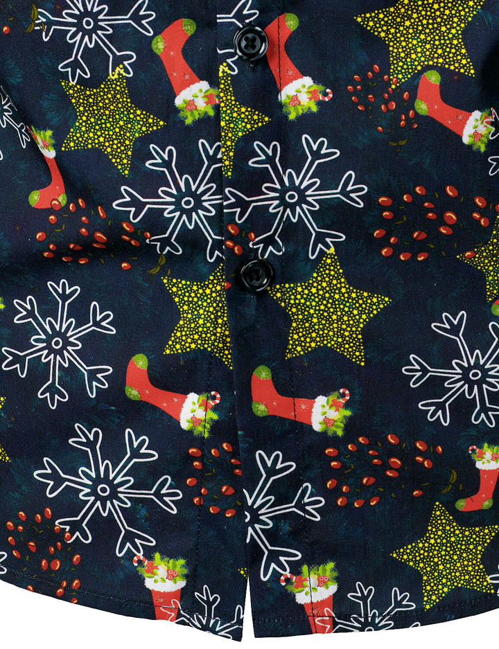 Ανδρικό Χριστουγεννιάτικο Μπλουζάκι Μακρυμάνικο από Βαμβάκι