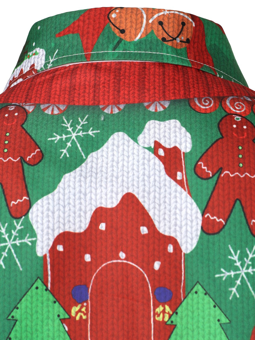 Χριστουγεννιάτικη αστεία στολή για άνδρες, διακοπές, πάρτι, μακριά πουκάμισα