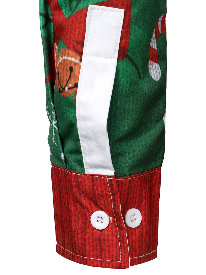 Χριστουγεννιάτικη αστεία στολή για άνδρες, διακοπές, πάρτι, μακριά πουκάμισα