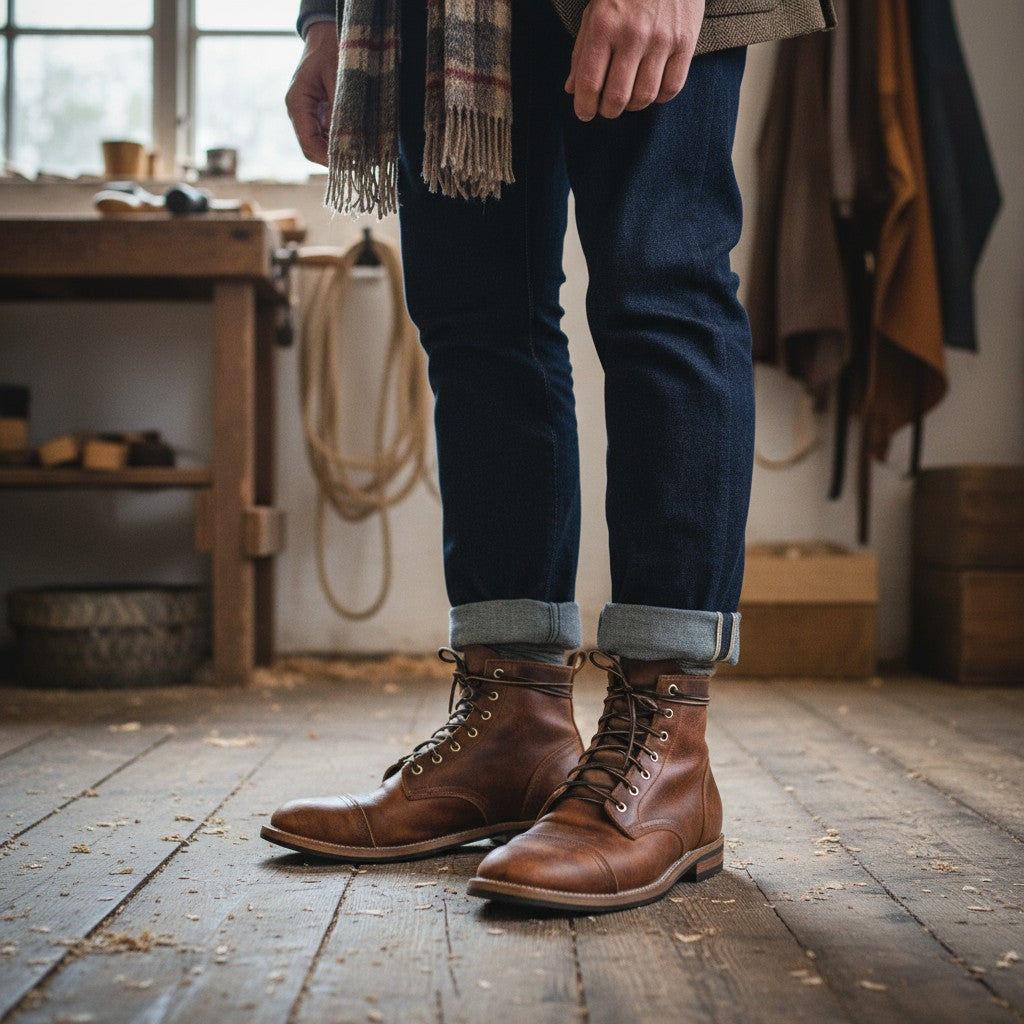 Julian™ | Κλασικά δερμάτινα μποτάκια