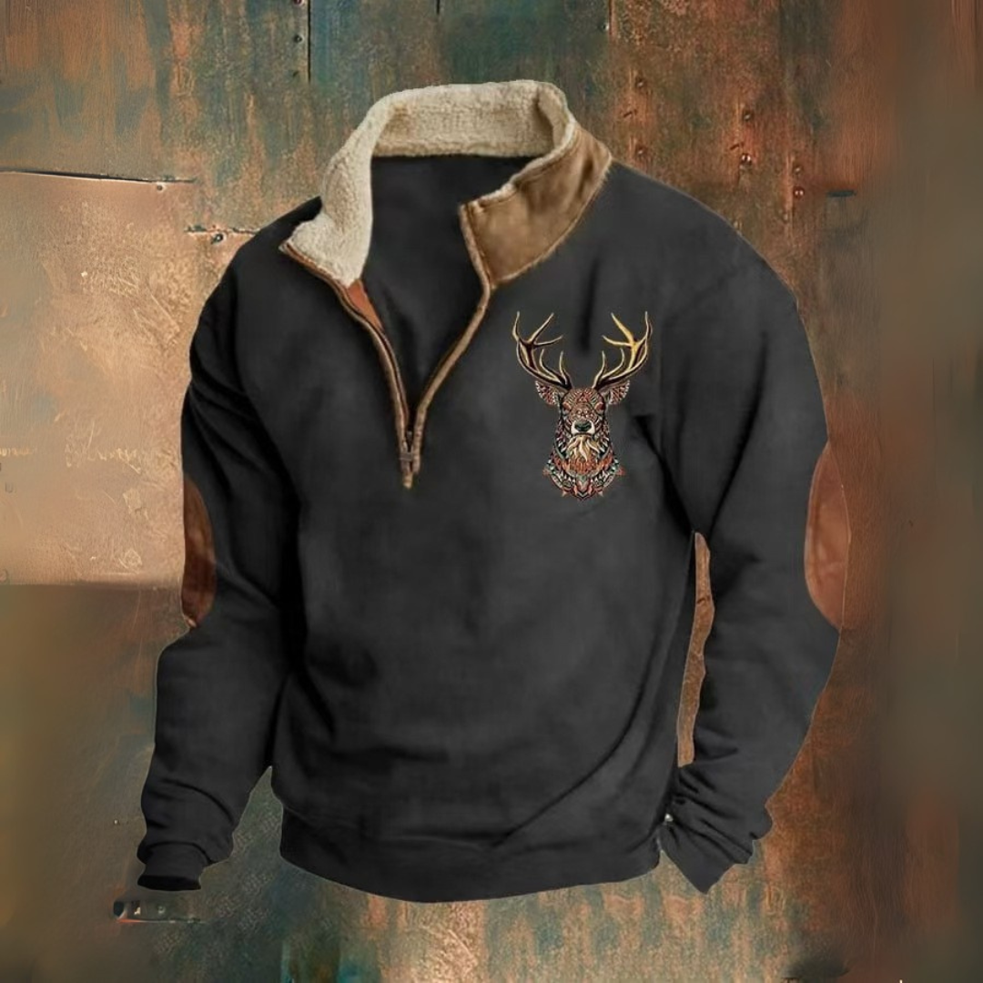 Laurent™ | Στυλάτη φούτερ με φερμουάρ