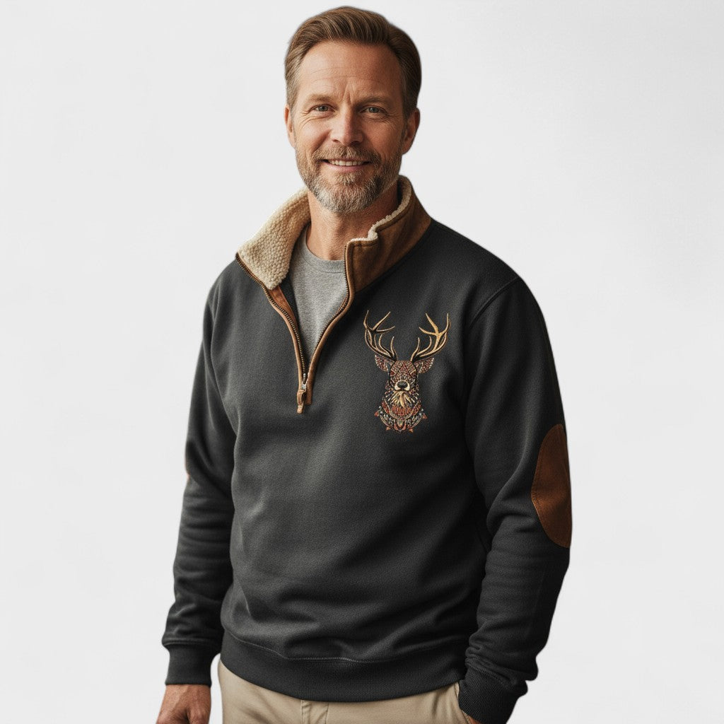 Laurent™ | Στυλάτη φούτερ με φερμουάρ