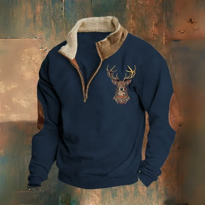 Laurent™ | Στυλάτη φούτερ με φερμουάρ