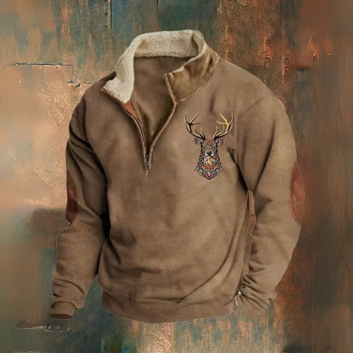 Laurent™ | Στυλάτη φούτερ με φερμουάρ