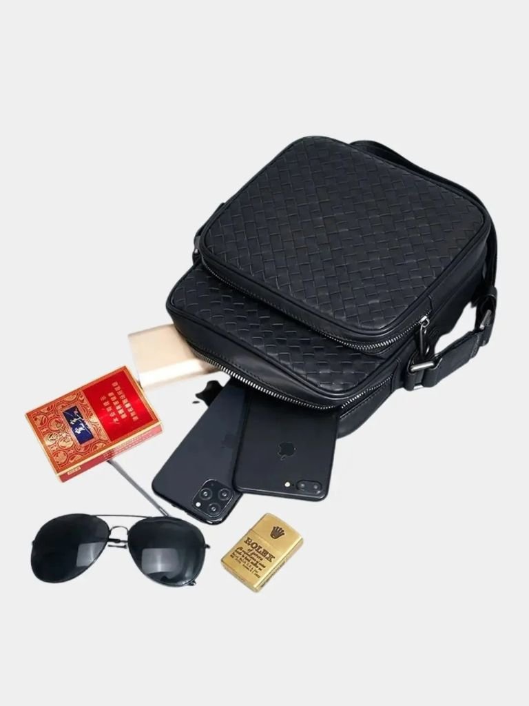 Lucio™ | Υφασμένη Τσάντα Ώμου Κληρονομιά