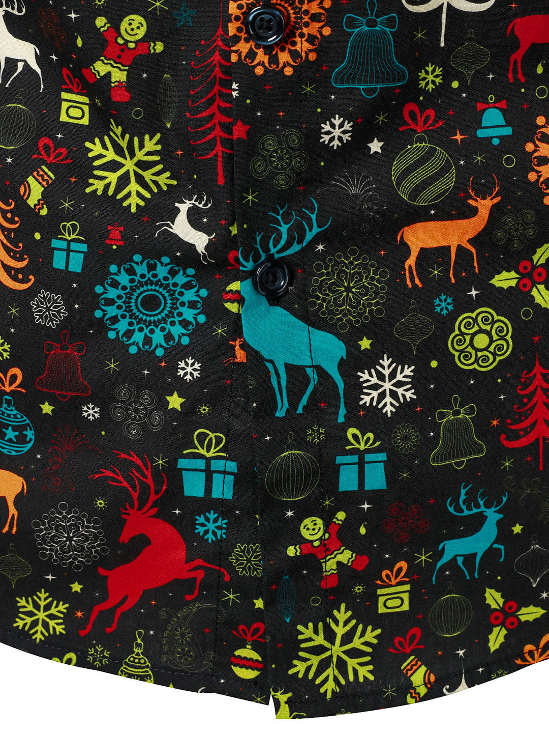 Ανδρικό Διασκεδαστικό Χριστουγεννιάτικο Ρούντολφ Χιονονιφάδα Μακρυμάνικη Μπλούζα