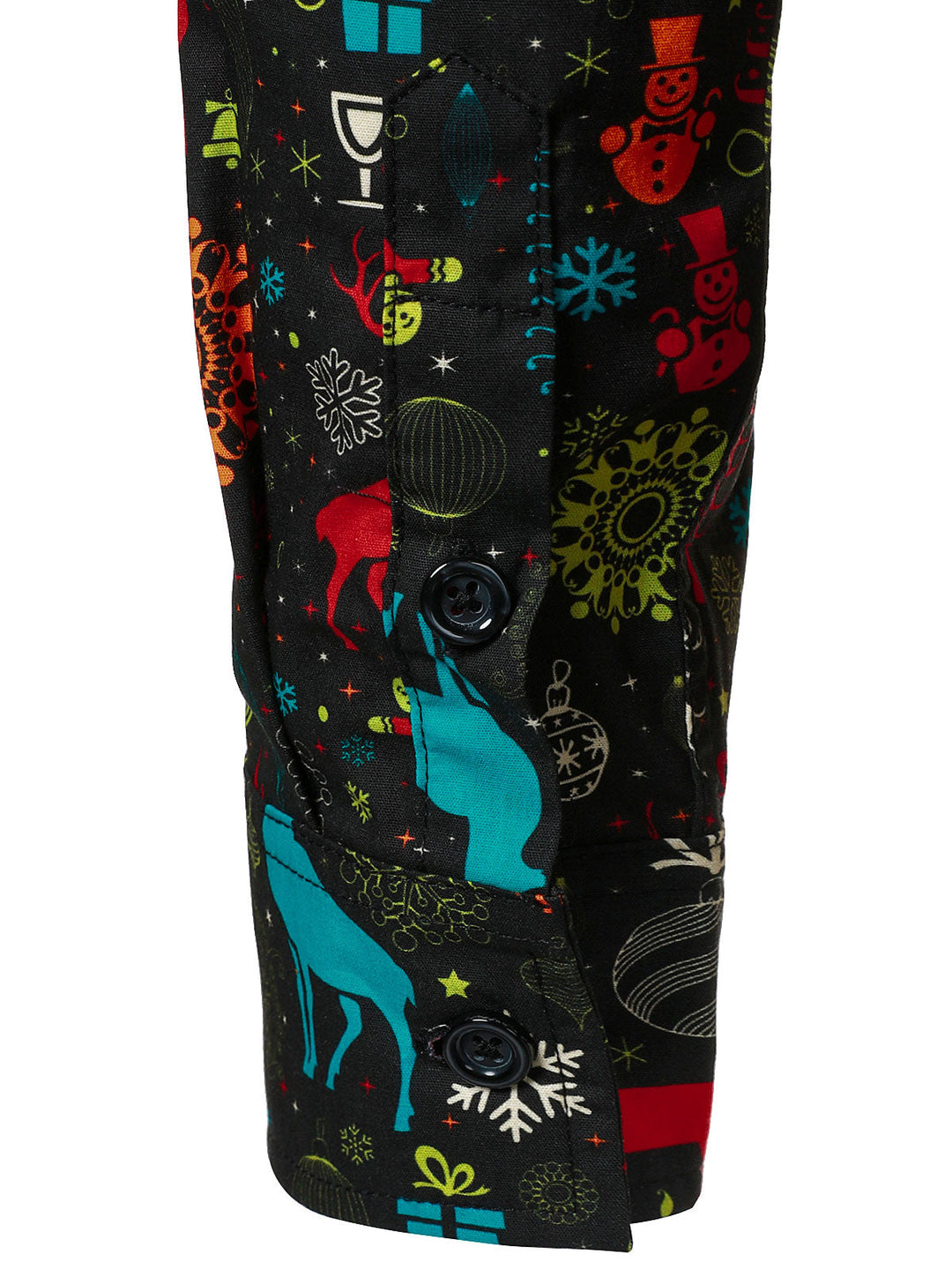 Ανδρικό Διασκεδαστικό Χριστουγεννιάτικο Ρούντολφ Χιονονιφάδα Μακρυμάνικη Μπλούζα