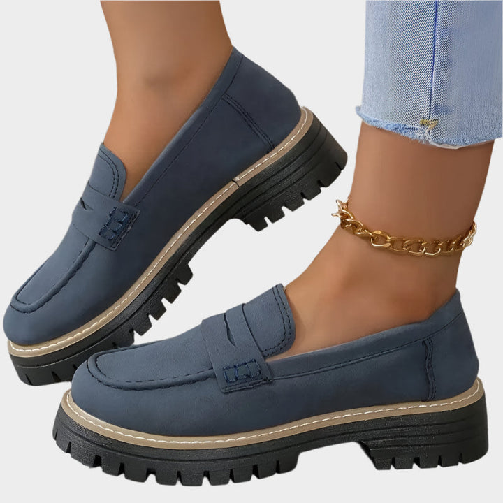 Μοκασίνια με χοντρή σόλα