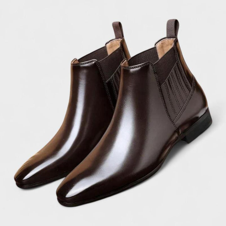 Peyton™ | Δερμάτινα Μποτάκια