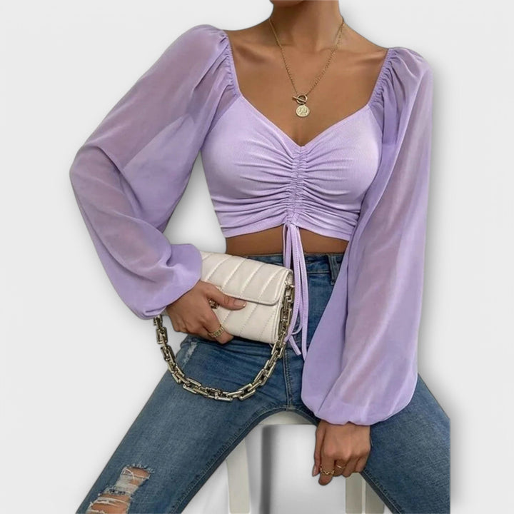 Ζακλίν - Πολυλειτουργική βραδινή μπλούζα