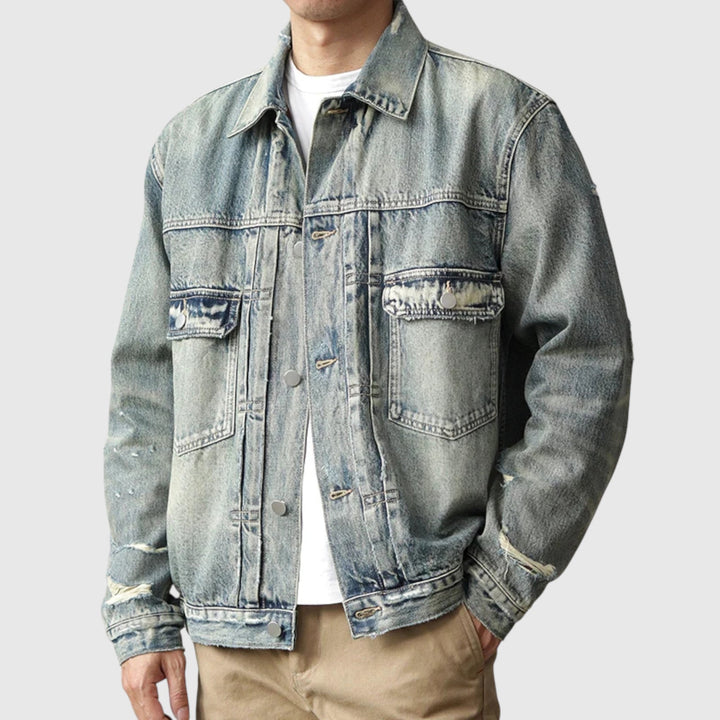 Λούκας - Ανδρικό τζην μπουφάν