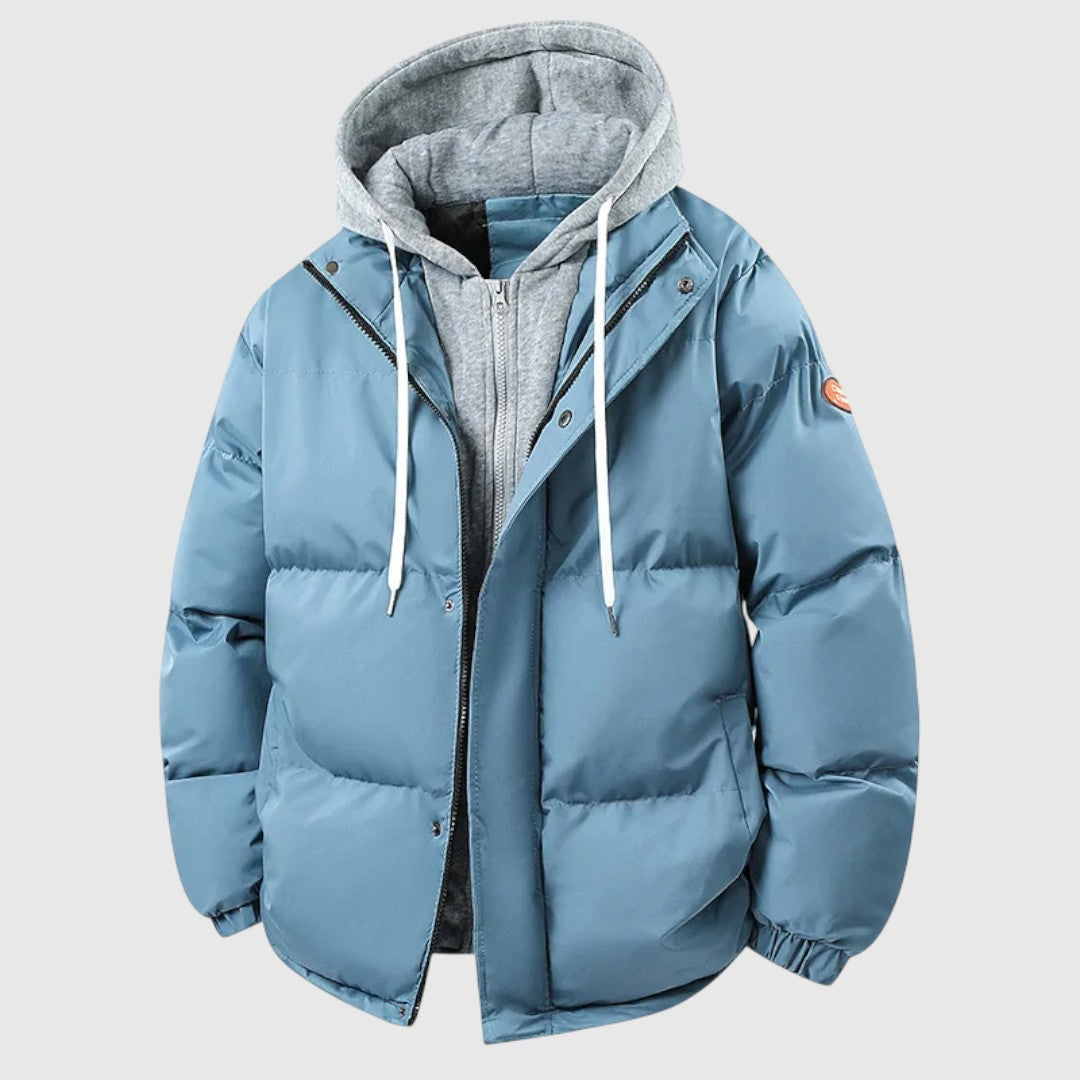 Ιλιάν - πούφφιν τζάκετ με κουκούλα