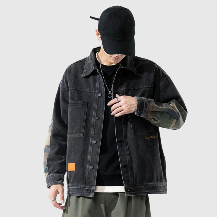 Βαλερί-Ανδρικό τζιν μπουφάν