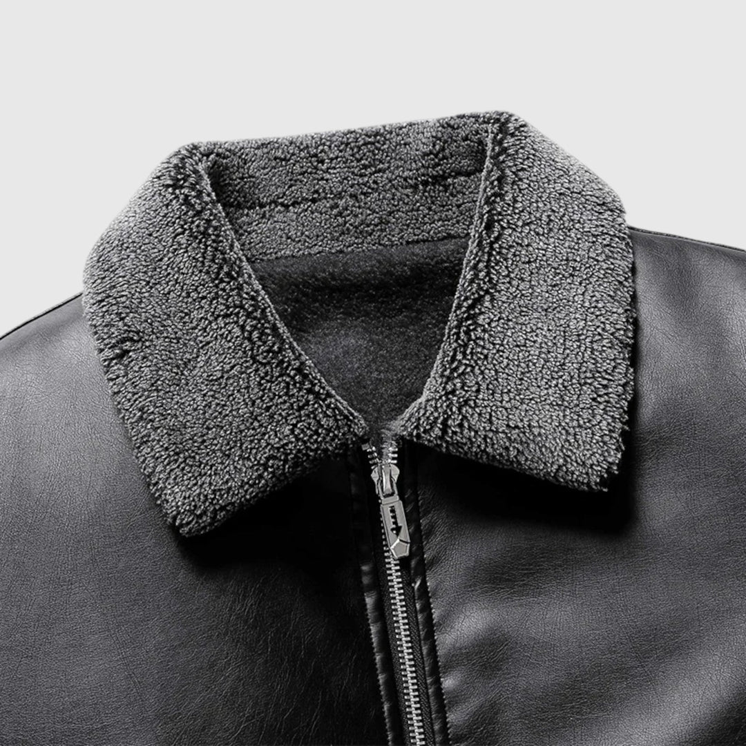 Ιβάν-Ανδρικό δερμάτινο μπουφάν