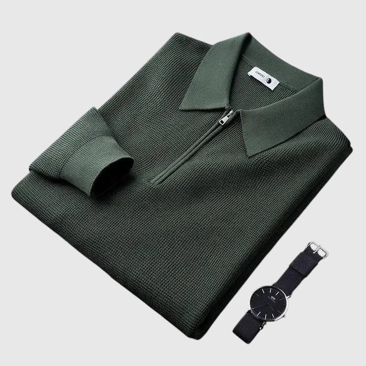 Λιμπουσέ - Εlegant ανδρική μπλούζα με φερμουάρ