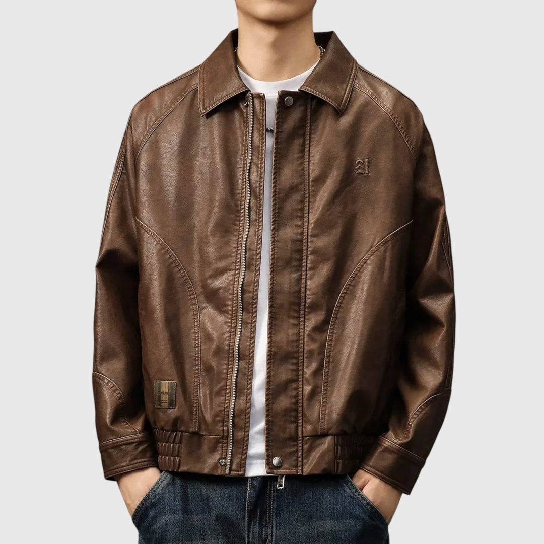 Ζίβκο-Σιρόκο δερμάτινο μπουφάν