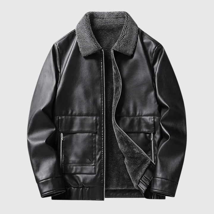 Ιβάν-Ανδρικό δερμάτινο μπουφάν
