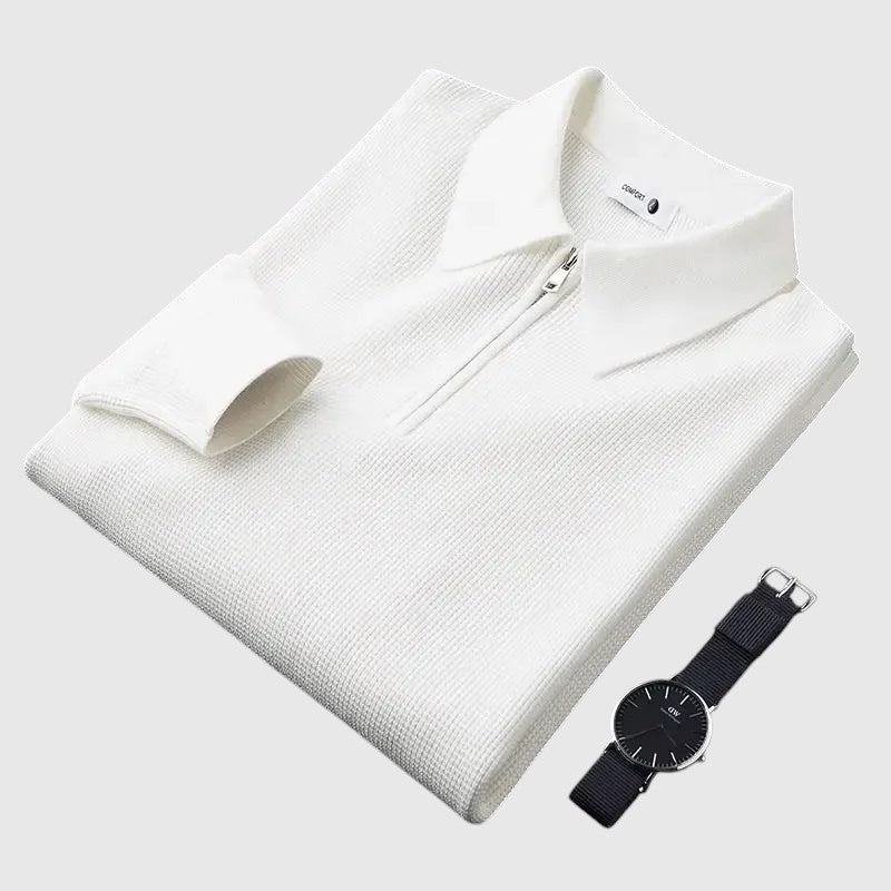 Λιμπουσέ - Εlegant ανδρική μπλούζα με φερμουάρ