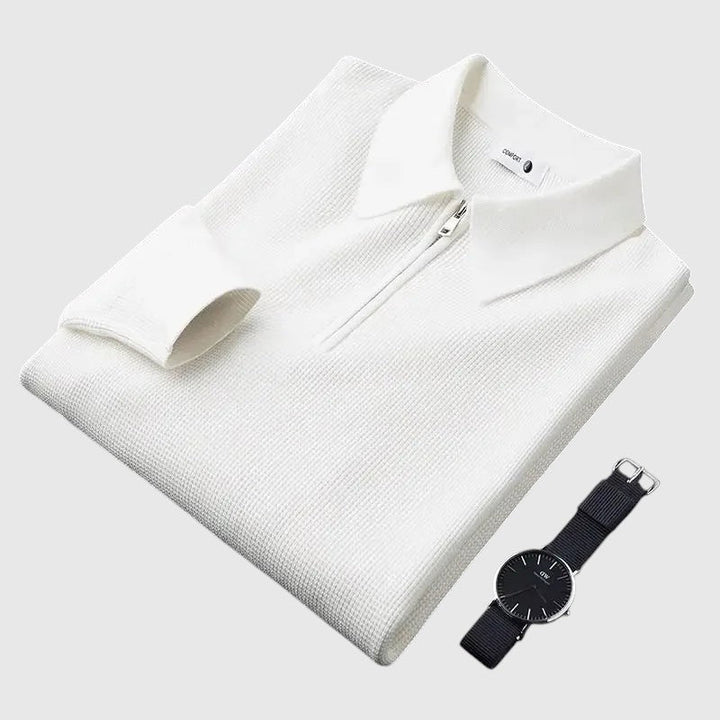 Λιμπουσέ - Εlegant ανδρική μπλούζα με φερμουάρ