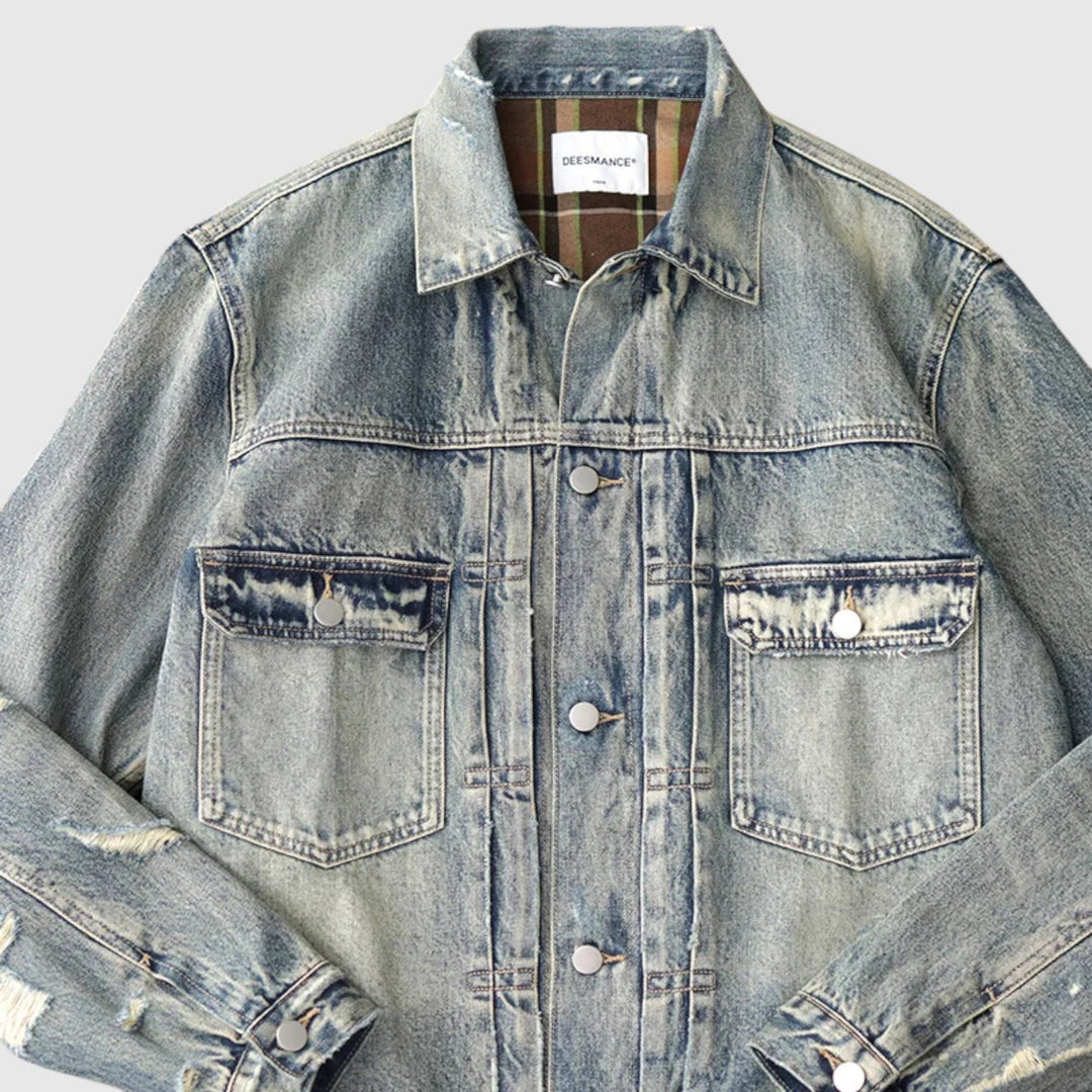 Λούκας - Ανδρικό τζην μπουφάν